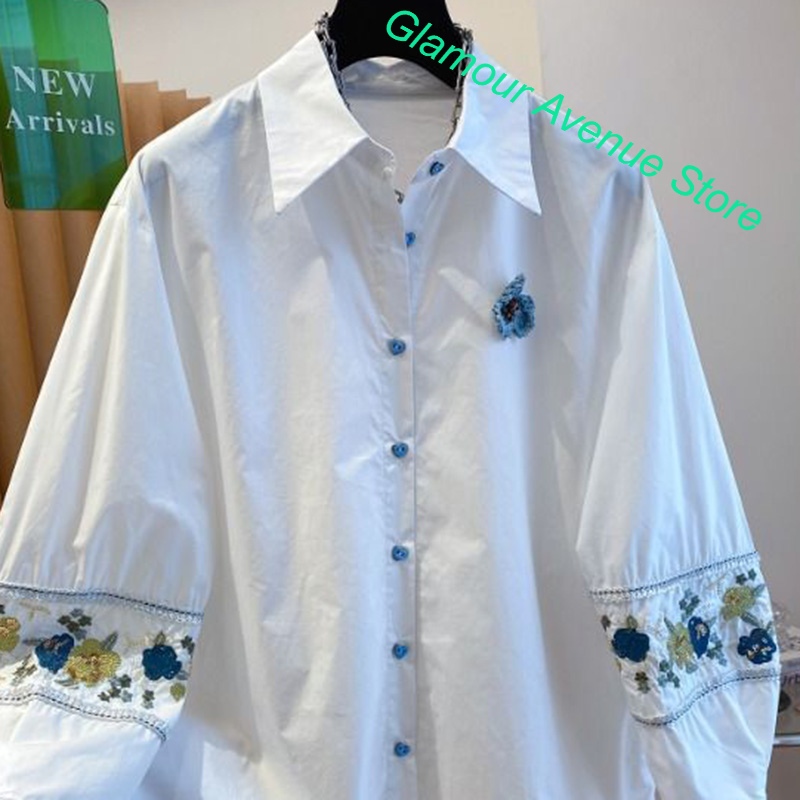 Camicia bianca ricamata di lus - Good Floral & Wedding Decor Supply Photos recensione e prezzo