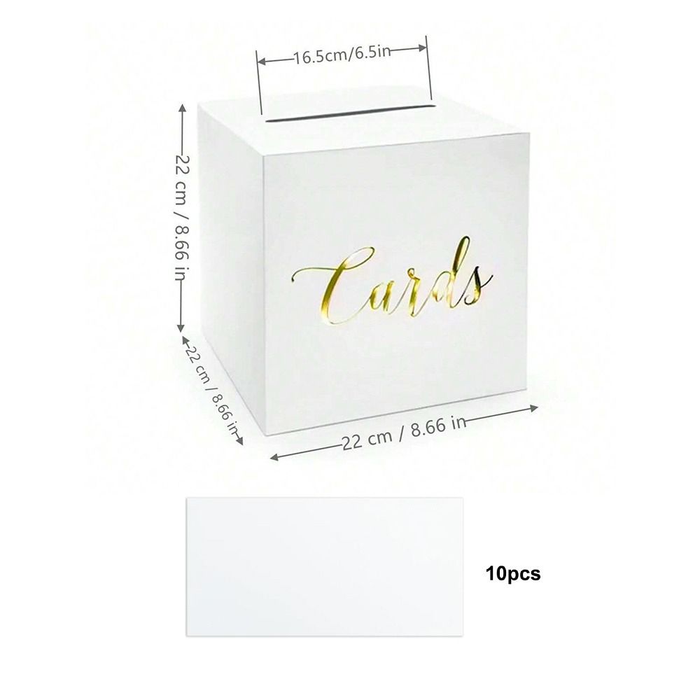 Scatole a busta bianche e nere - Wedding Card Box recensione e prezzo